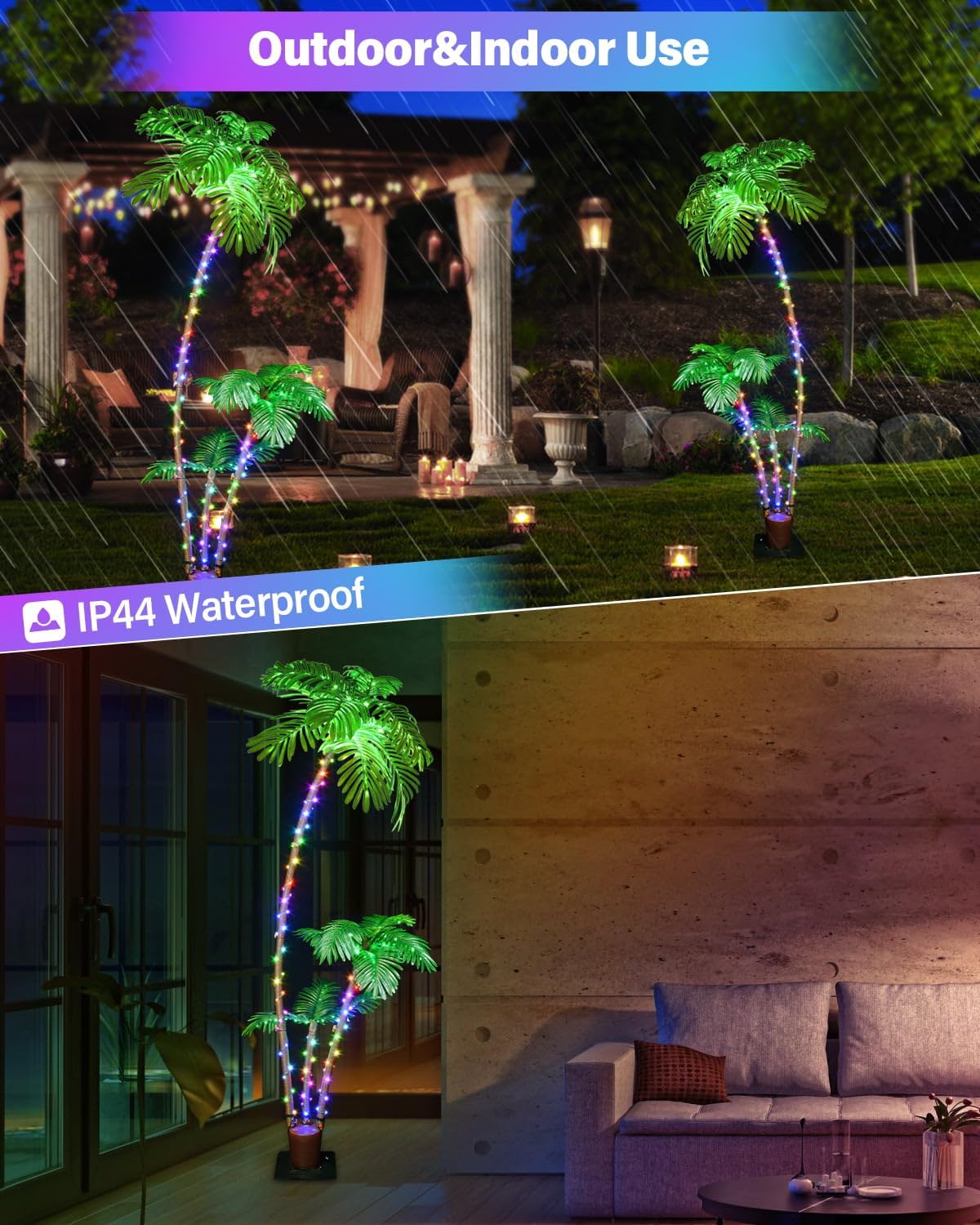 Smart Lighted Palm Tree