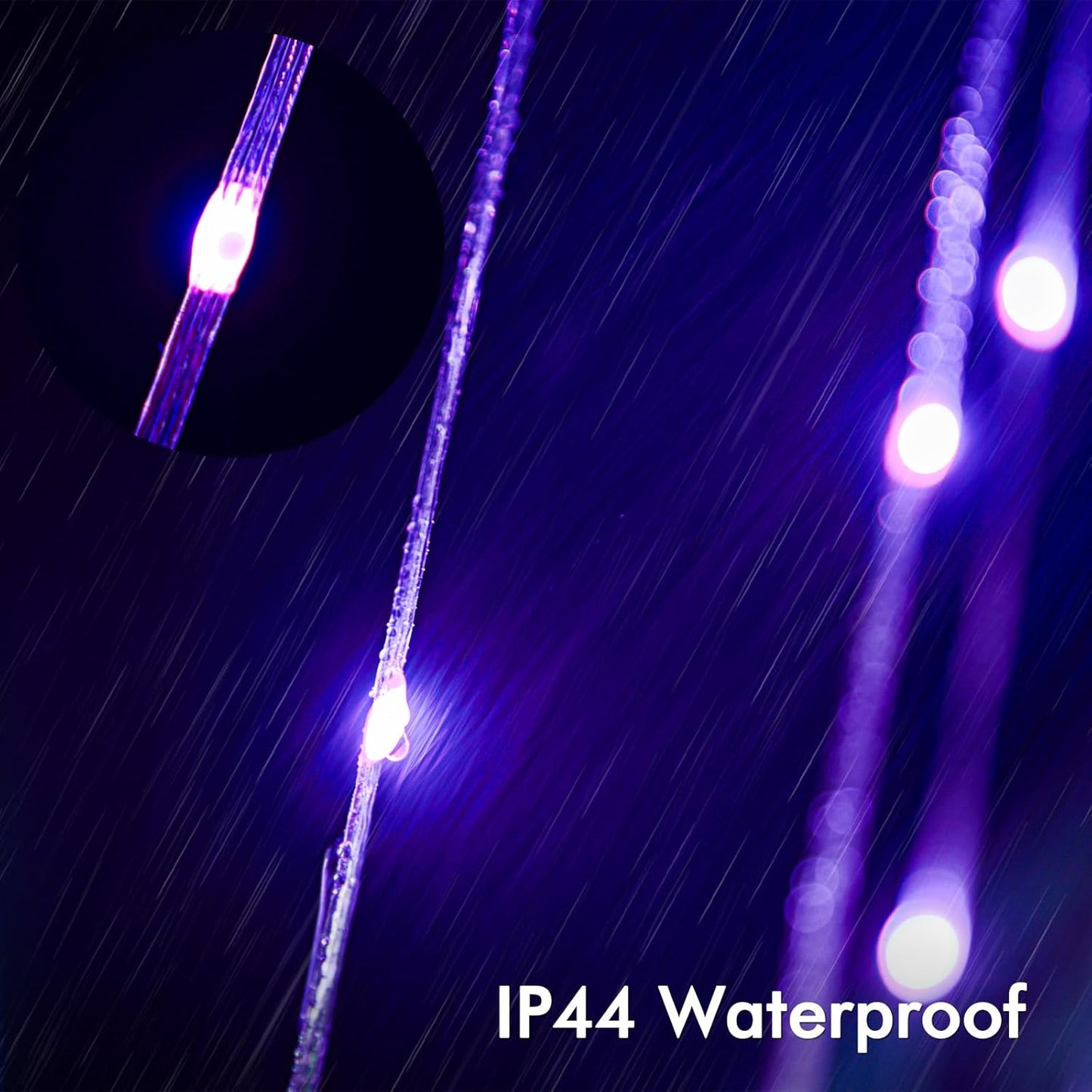Smart Waterfall Rope Lights - 23.3ft