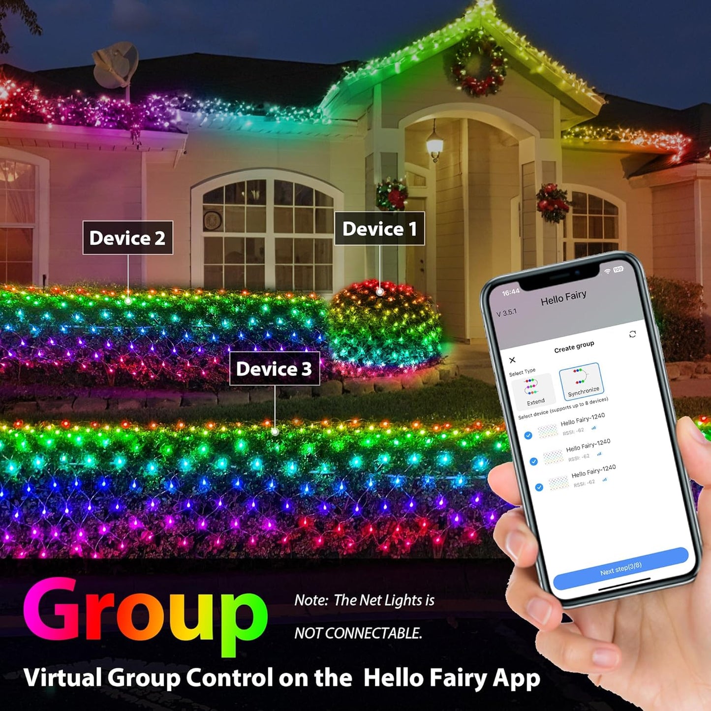 Smart Net Lights 4*18ft