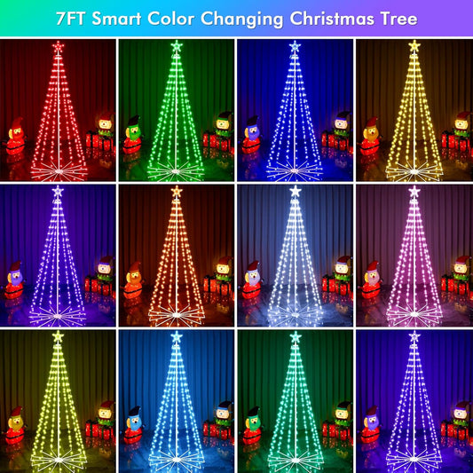Smart Cone Tree Lights - 9ft
