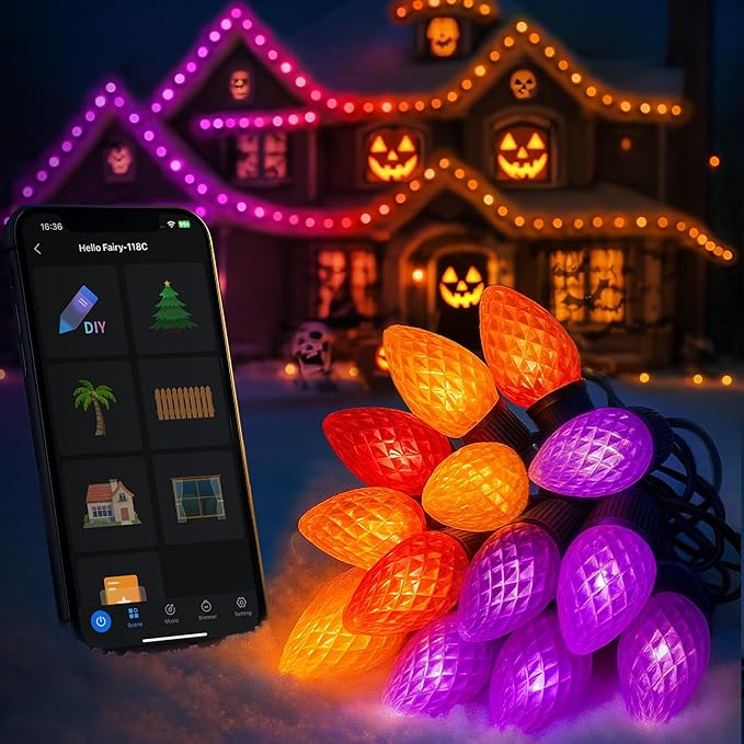 Smart C9 LED Lights (Faceted)