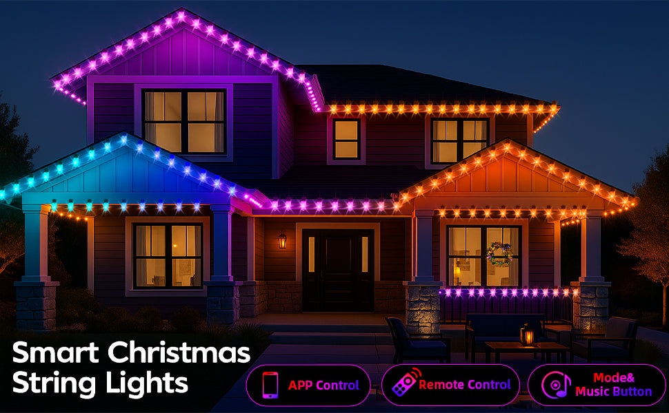 Smart C9 LED Lights (Faceted)