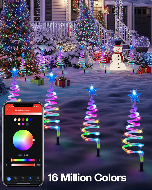 Smart Pathway Lights -Spiral