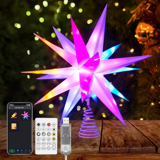 Tree Topper Star Moravian -001