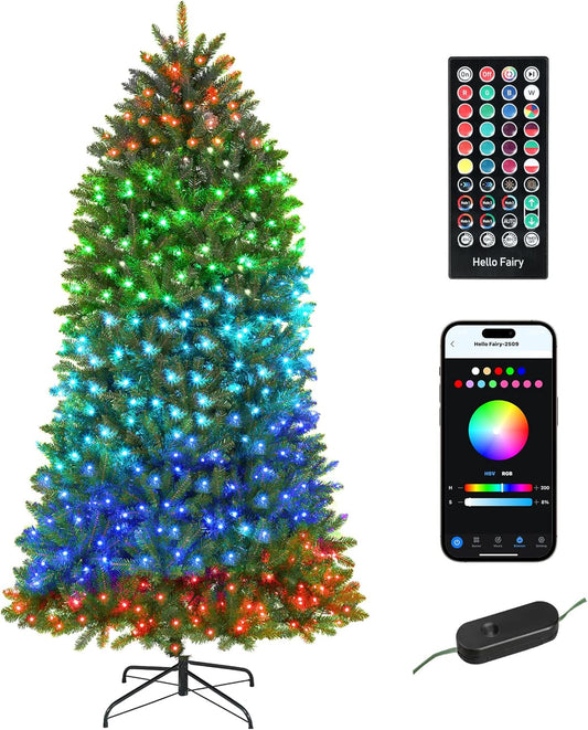 Prelit Christmas Tree - 7.5ft-698 LEDs