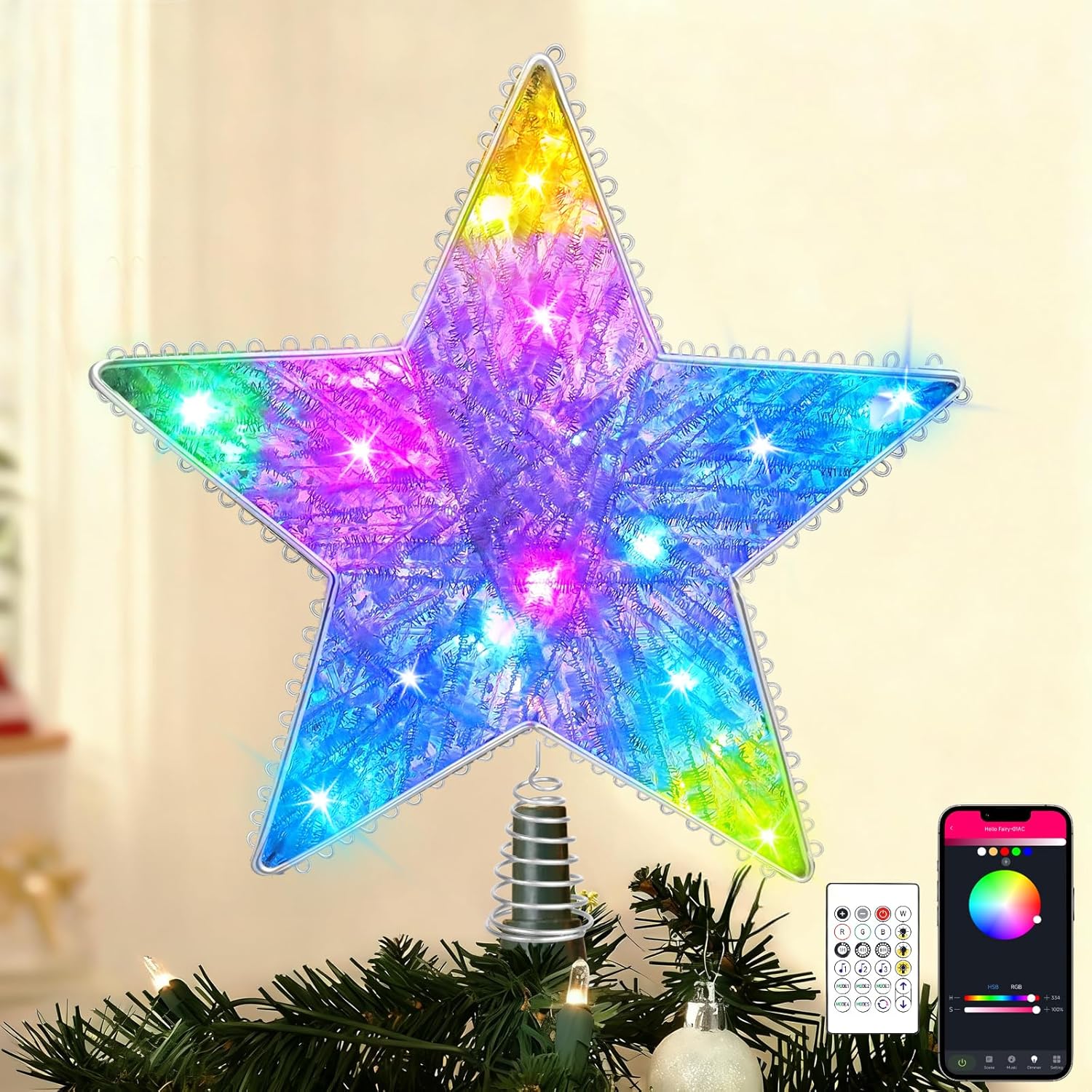 Star004 Tree Topper Star -004 – Hello Fairy