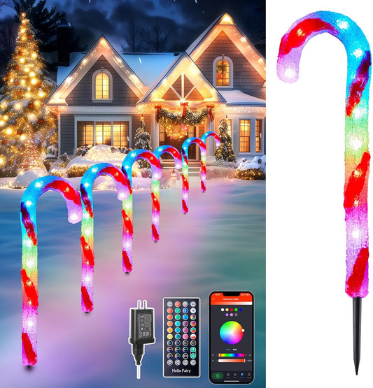 Smart Pathway Lights Candy Cane ModeS
