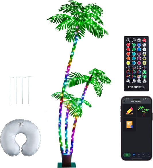 Smart Lighted Palm Tree