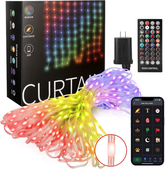 Smart Curtain Lights RGBHUB