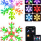 Smart Hanging Snowflake Lights 32inch 2pack