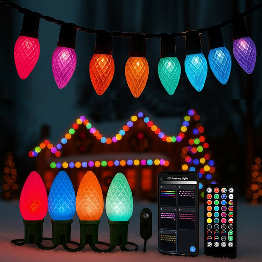 Smart C9 LED Lights （Faceted）