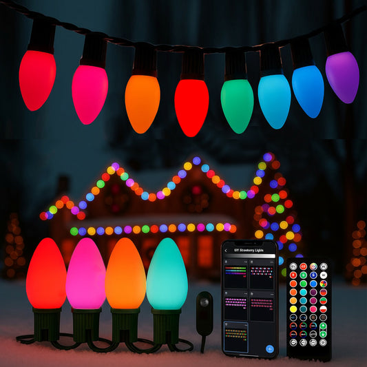 Smart C9 LED Lights （Smooth）